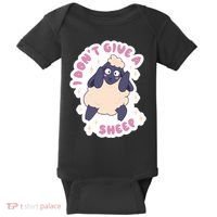 I Don't Give A Sheep Funny Baby Bodysuit thumb 0