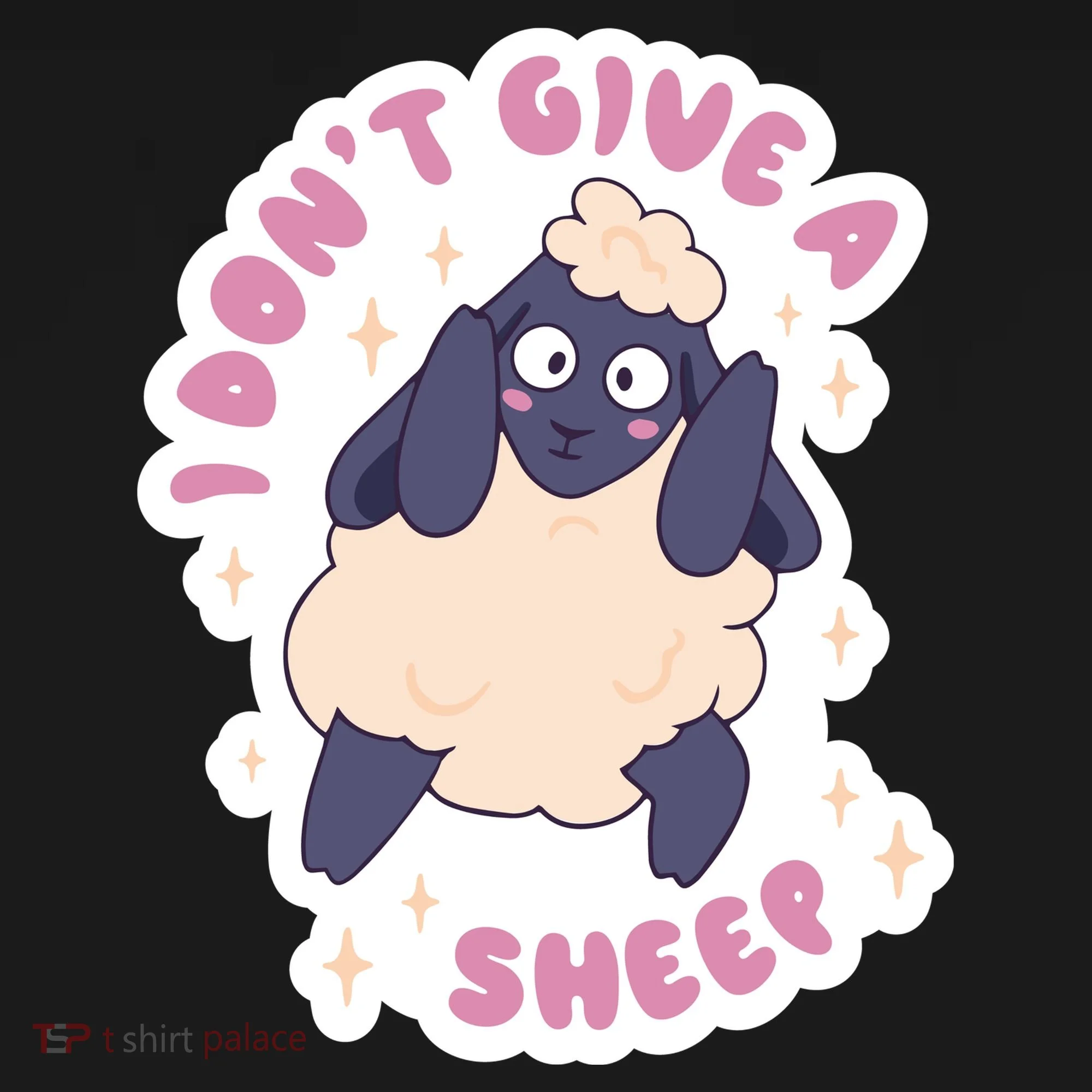I Don't Give A Sheep Funny Baby Bodysuit