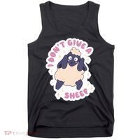 I Don't Give A Sheep Funny Tank Top thumb 0