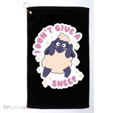 I Don't Give A Sheep Funny Golf Towel