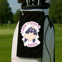I Don't Give A Sheep Funny Golf Towel thumb 2