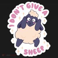 I Don't Give A Sheep Funny Kids Sweatshirt thumb 2
