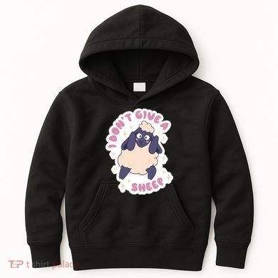 I Don't Give A Sheep Funny Kids Hoodie