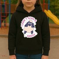 I Don't Give A Sheep Funny Kids Hoodie thumb 3