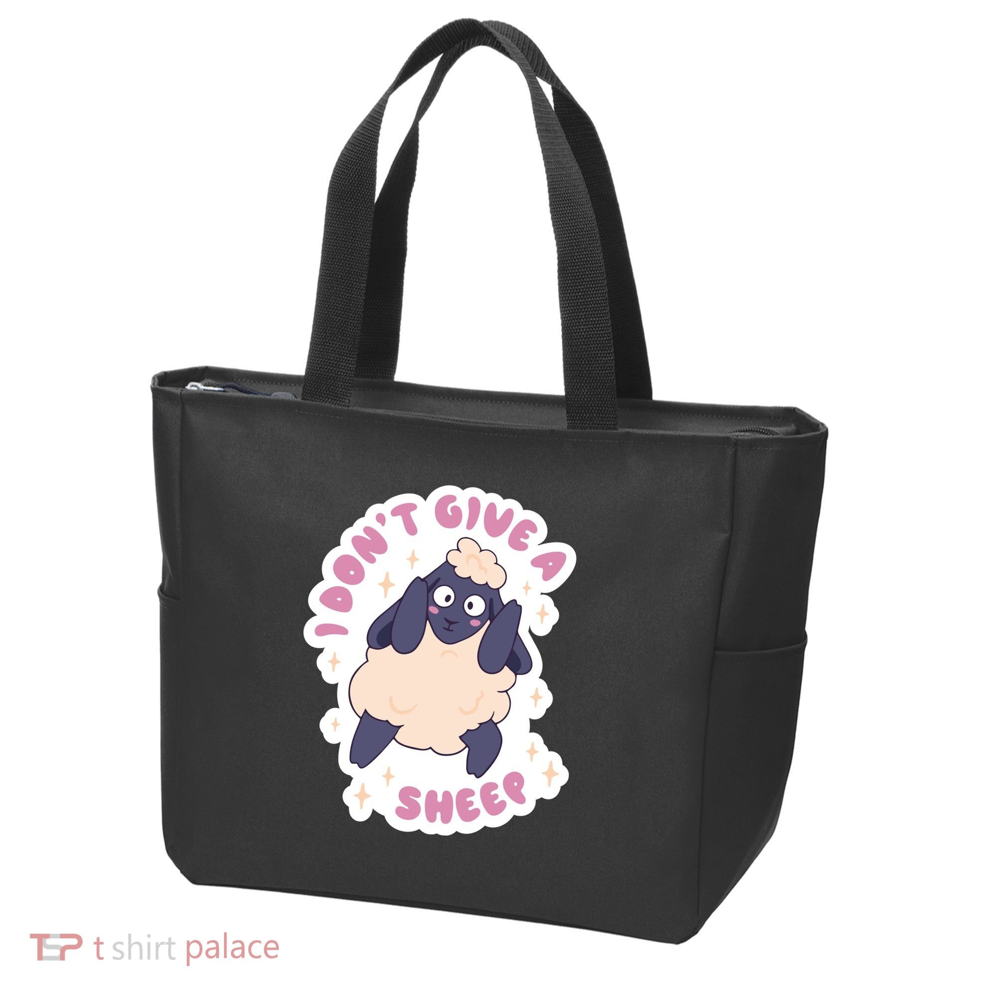 I Don't Give A Sheep Funny Tote Bag