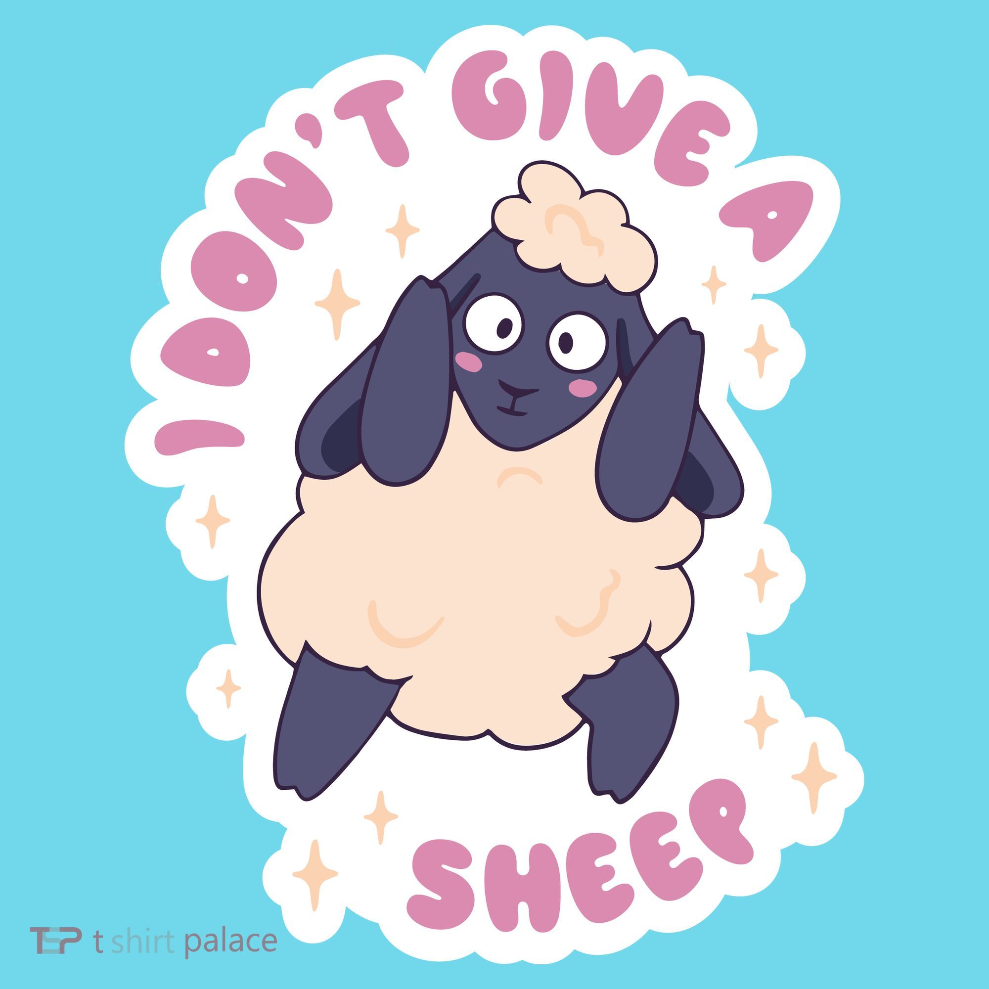 I Don't Give A Sheep Funny Long Sleeve Shirt