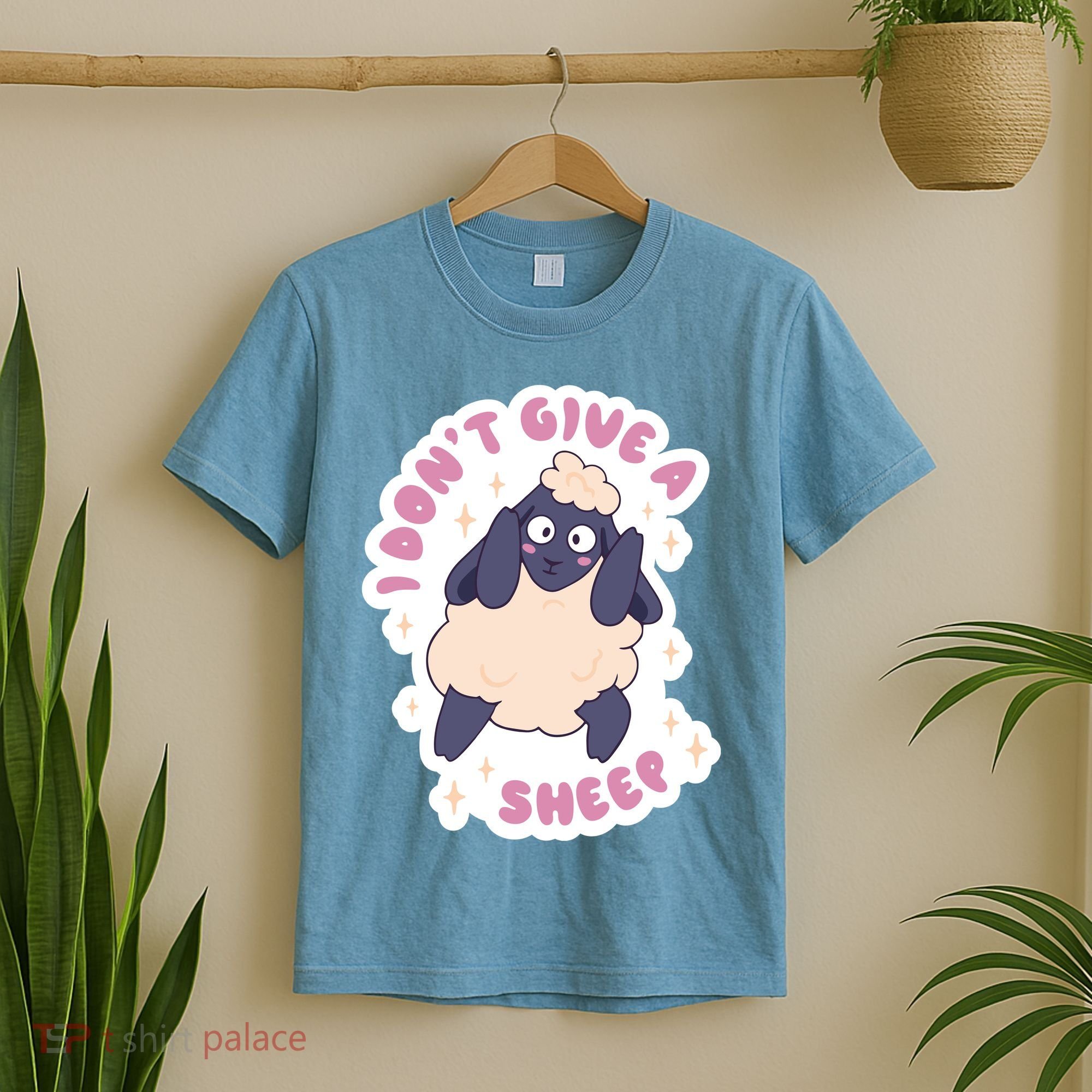 I Don't Give A Sheep Funny T-Shirt