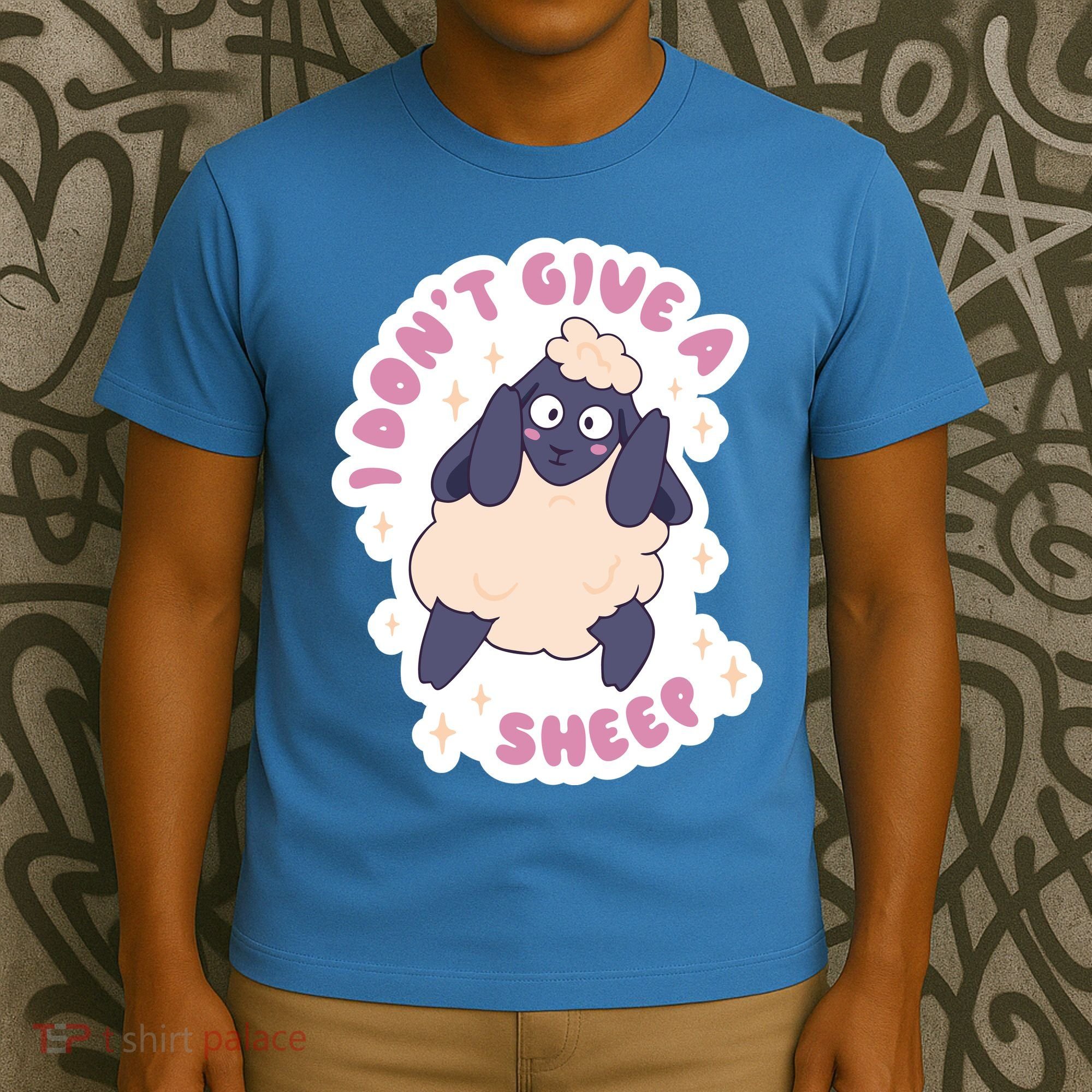 I Don't Give A Sheep Funny T-Shirt