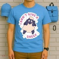 I Don't Give A Sheep Funny T-Shirt thumb 5