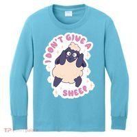 I Don't Give A Sheep Funny Kids Long Sleeve Shirt thumb 0
