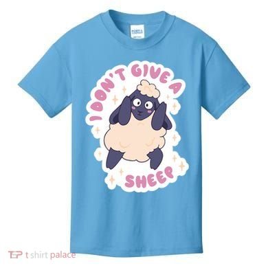 I Don't Give A Sheep Funny Kids T-Shirt