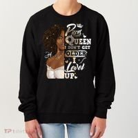 I Dont Get Older I Level Up African American Pisces Gift Women's Sweatshirt thumb 0