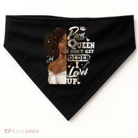 I Dont Get Older I Level Up African American Pisces Gift USA-Made Doggie Bandana thumb 0