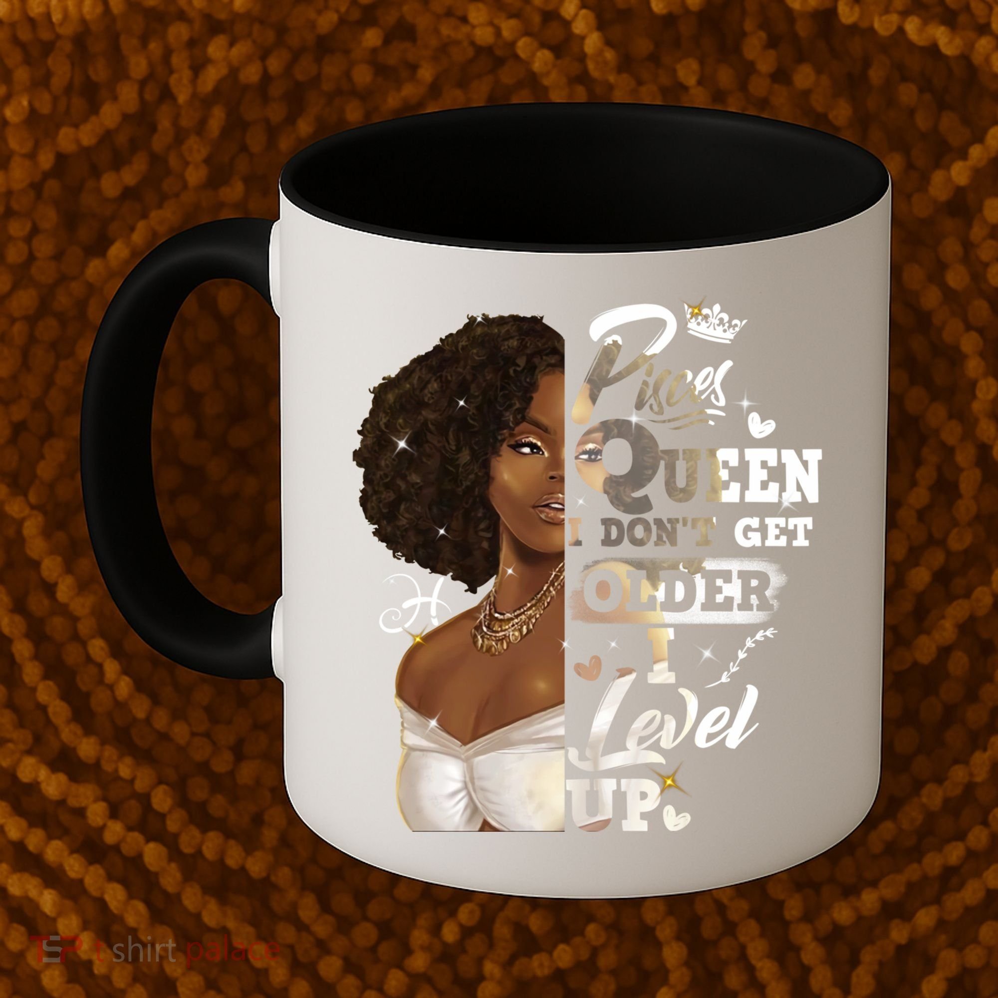 I Dont Get Older I Level Up African American Pisces Gift Coffee Mug