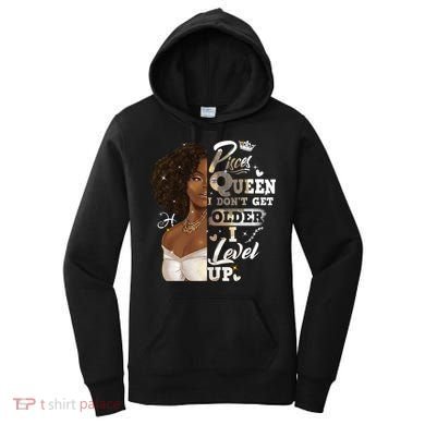 I Dont Get Older I Level Up African American Pisces Gift Women's Hoodie