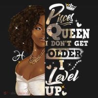I Dont Get Older I Level Up African American Pisces Gift Women's Hoodie thumb 2