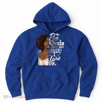 I Dont Get Older I Level Up African American Pisces Gift Hoodie