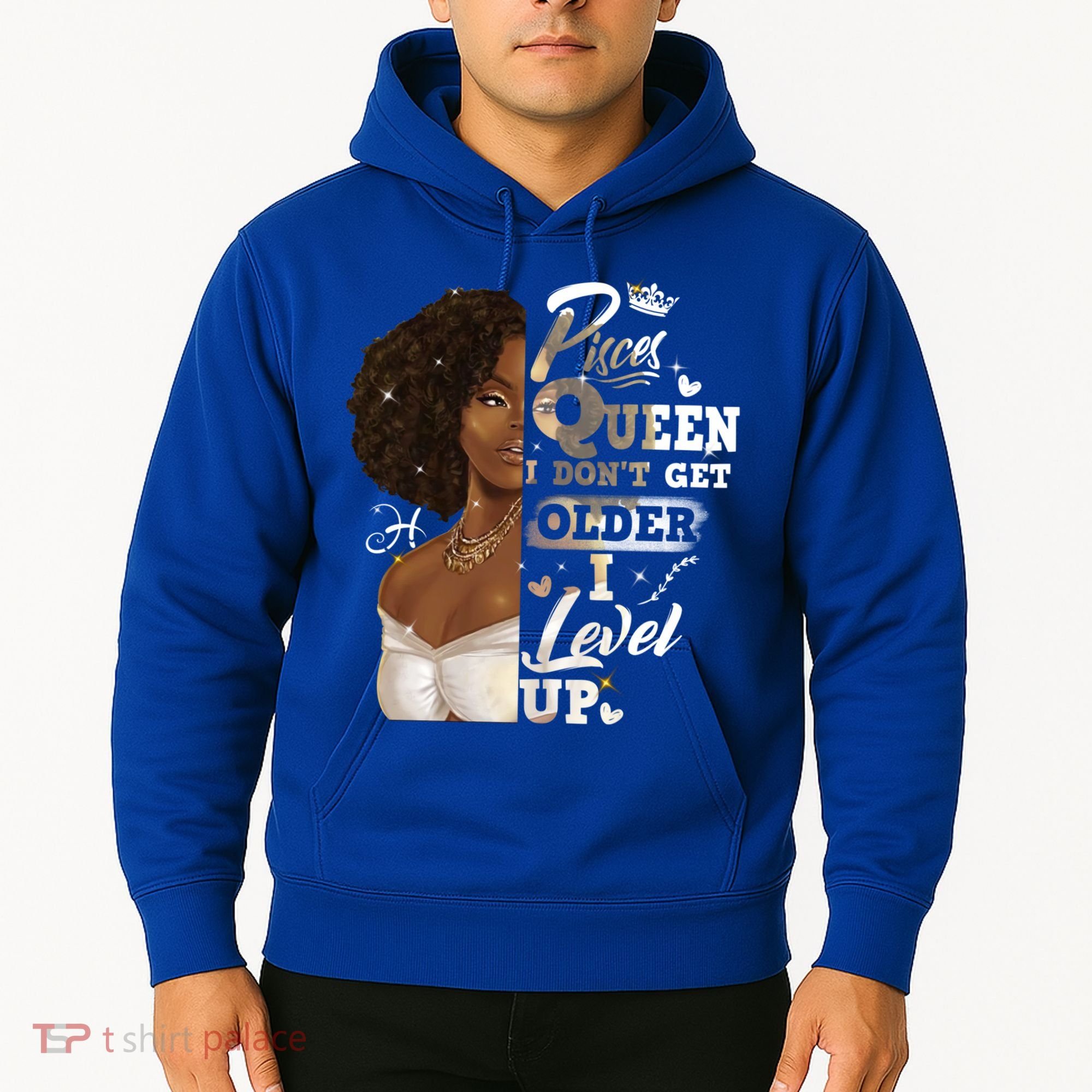 I Dont Get Older I Level Up African American Pisces Gift Hoodie
