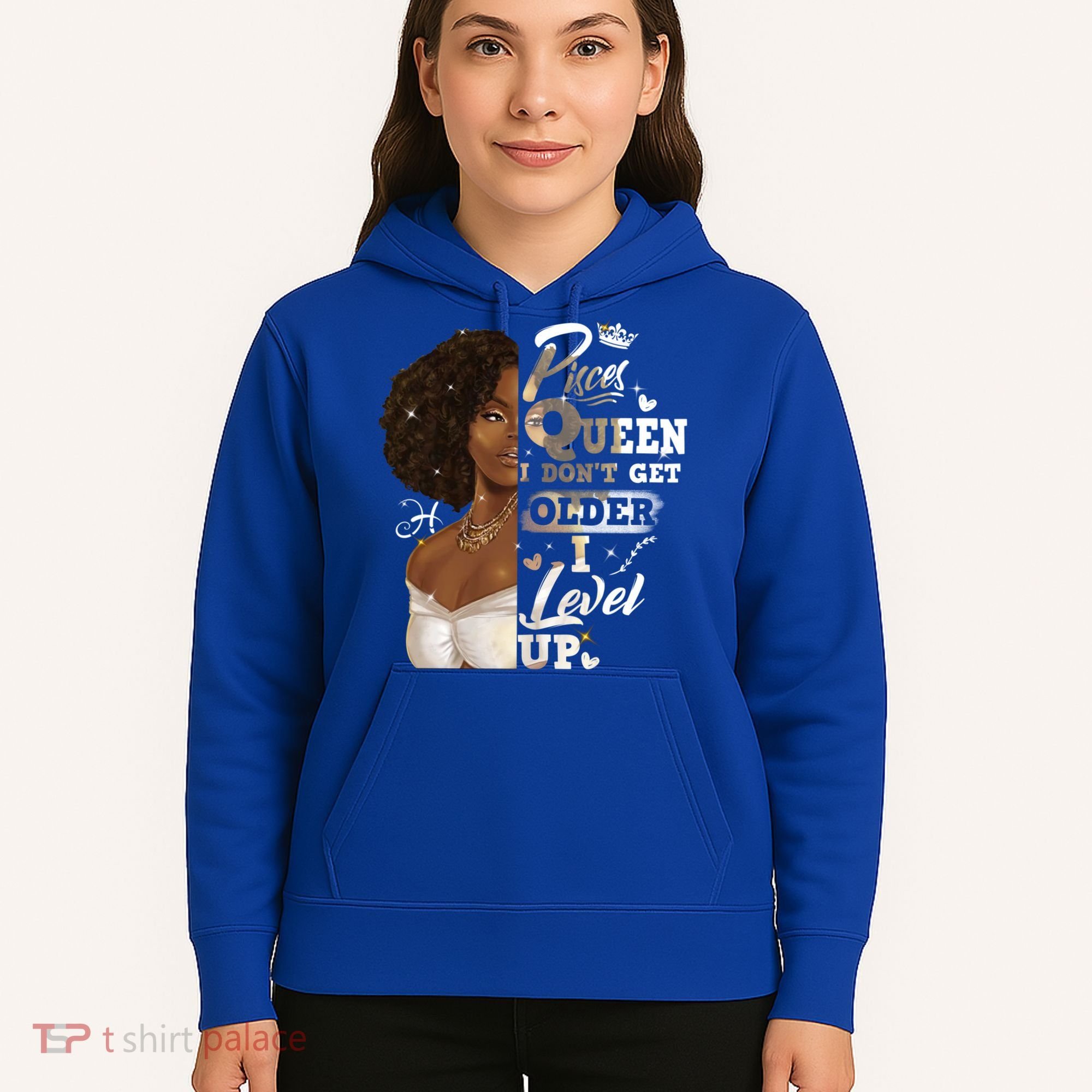 I Dont Get Older I Level Up African American Pisces Gift Hoodie