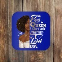 I Dont Get Older I Level Up African American Pisces Gift Coaster thumb 0