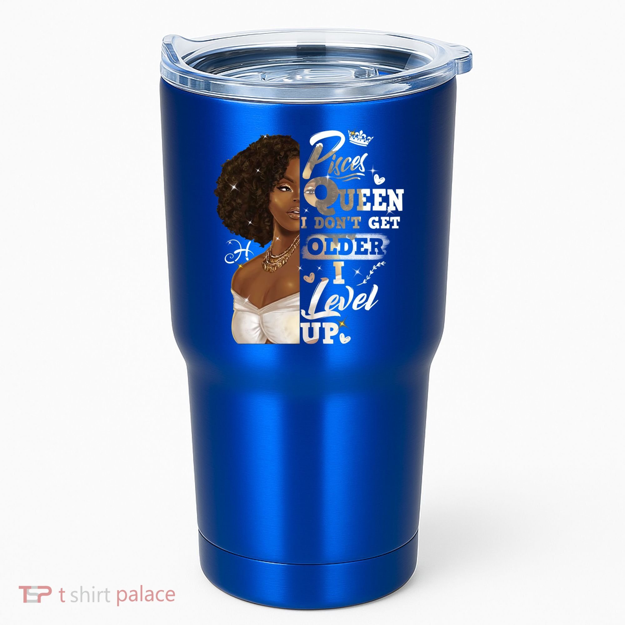 I Dont Get Older I Level Up African American Pisces Gift Tumbler