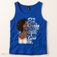 I Dont Get Older I Level Up African American Pisces Gift Tank Top thumb 2