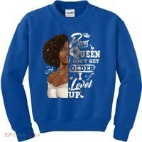 I Dont Get Older I Level Up African American Pisces Gift Kids Sweatshirt thumb 0