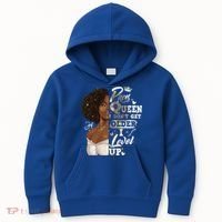 I Dont Get Older I Level Up African American Pisces Gift Kids Hoodie thumb 0