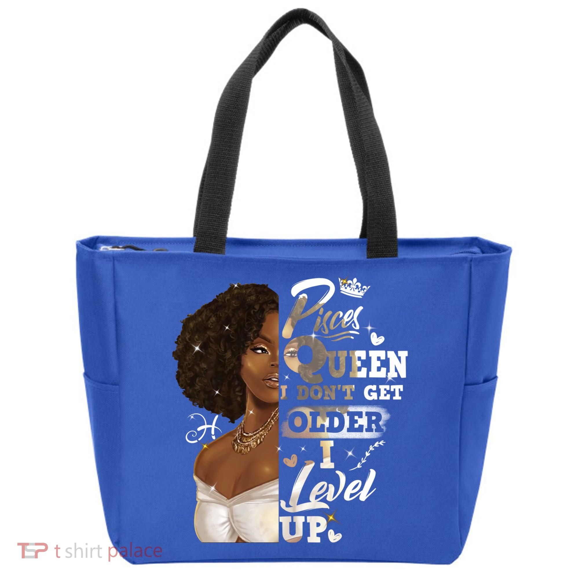I Dont Get Older I Level Up African American Pisces Gift Tote Bag