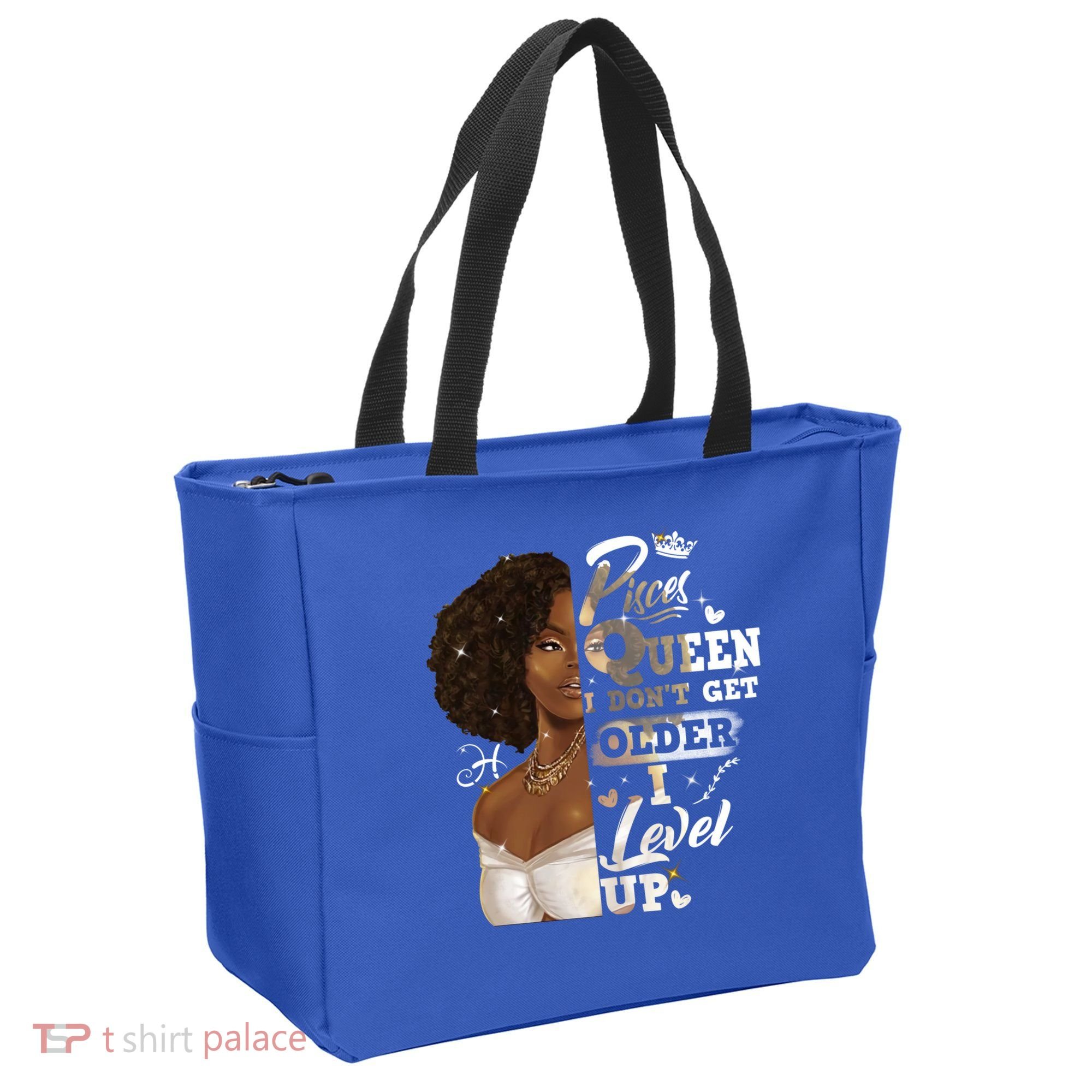 I Dont Get Older I Level Up African American Pisces Gift Tote Bag