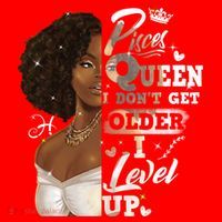 I Dont Get Older I Level Up African American Pisces Gift Santa Hat thumb 1