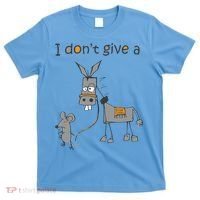 I Don't Give A Rat Ass Donkey And Mouse Walking Funny Gift T-Shirt thumb 0