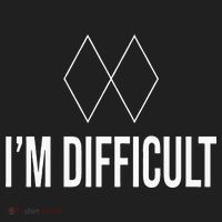Im Difficult Hoodie Black Diamond Women's Sweatshirt thumb 2