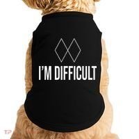 Im Difficult Hoodie Black Diamond Doggie Tank thumb 0