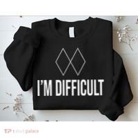 Im Difficult Hoodie Black Diamond Sweatshirt thumb 2