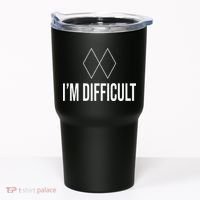 Im Difficult Hoodie Black Diamond Tumbler thumb 0