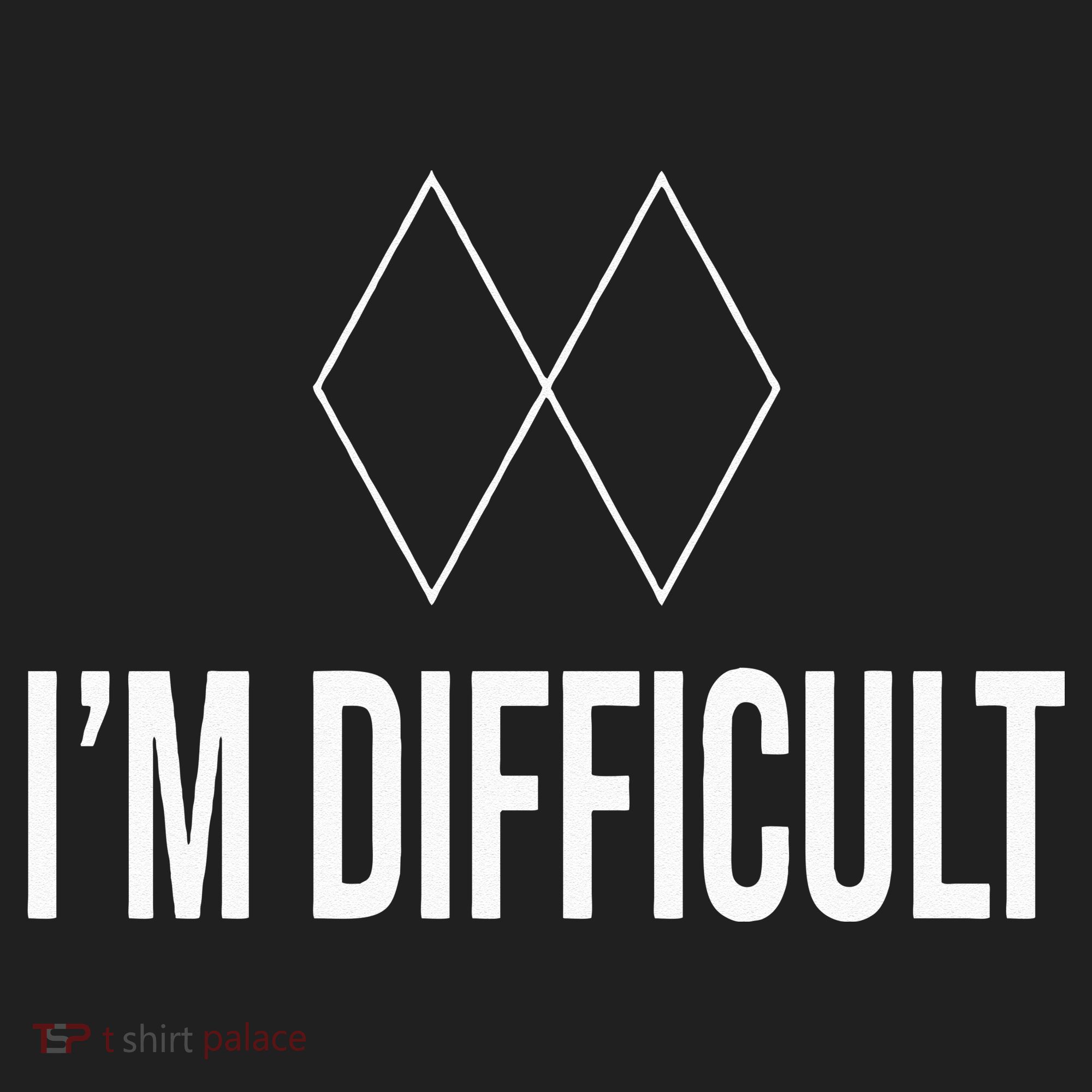 Im Difficult Hoodie Black Diamond Tumbler