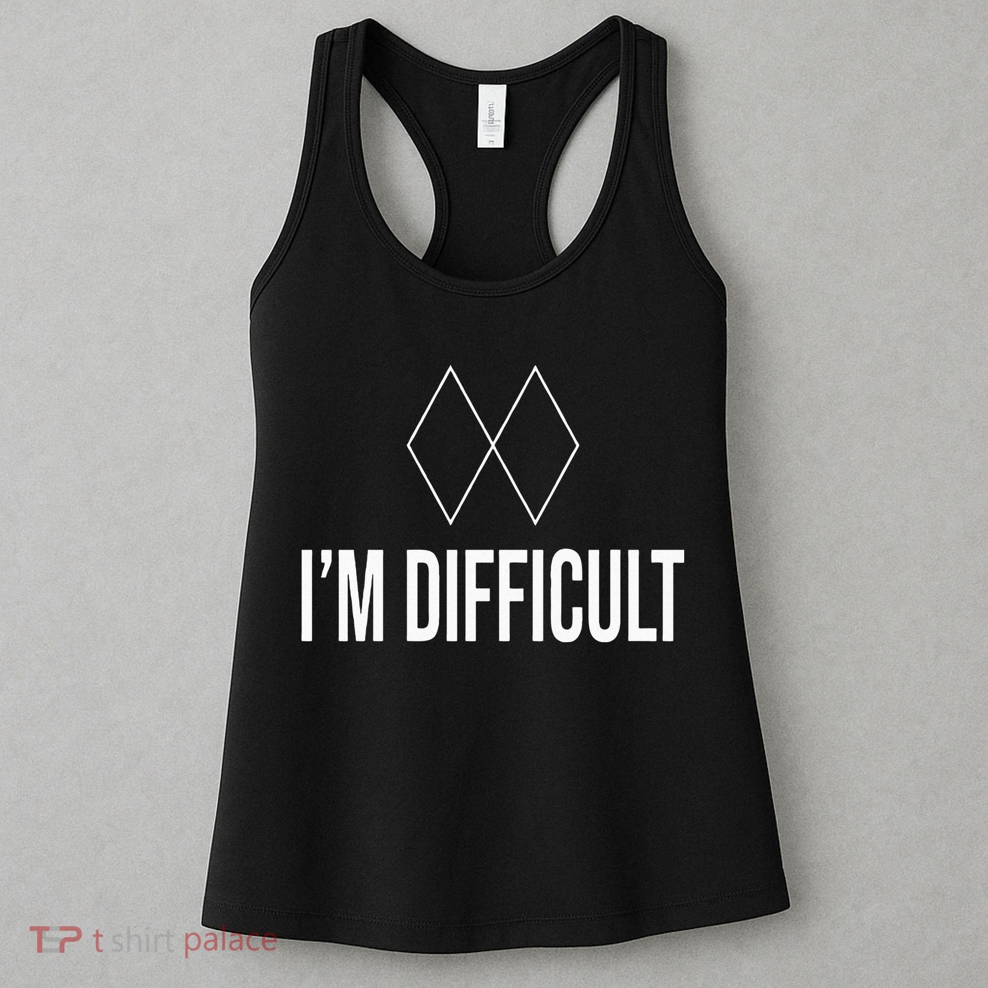 Im Difficult Hoodie Black Diamond Women's Tank Top