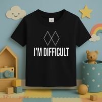 Im Difficult Hoodie Black Diamond Toddler T-Shirt thumb 3