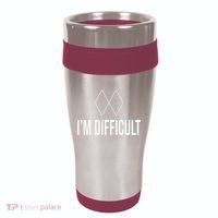 Im Difficult Hoodie Black Diamond 16oz Travel Tumbler thumb 0