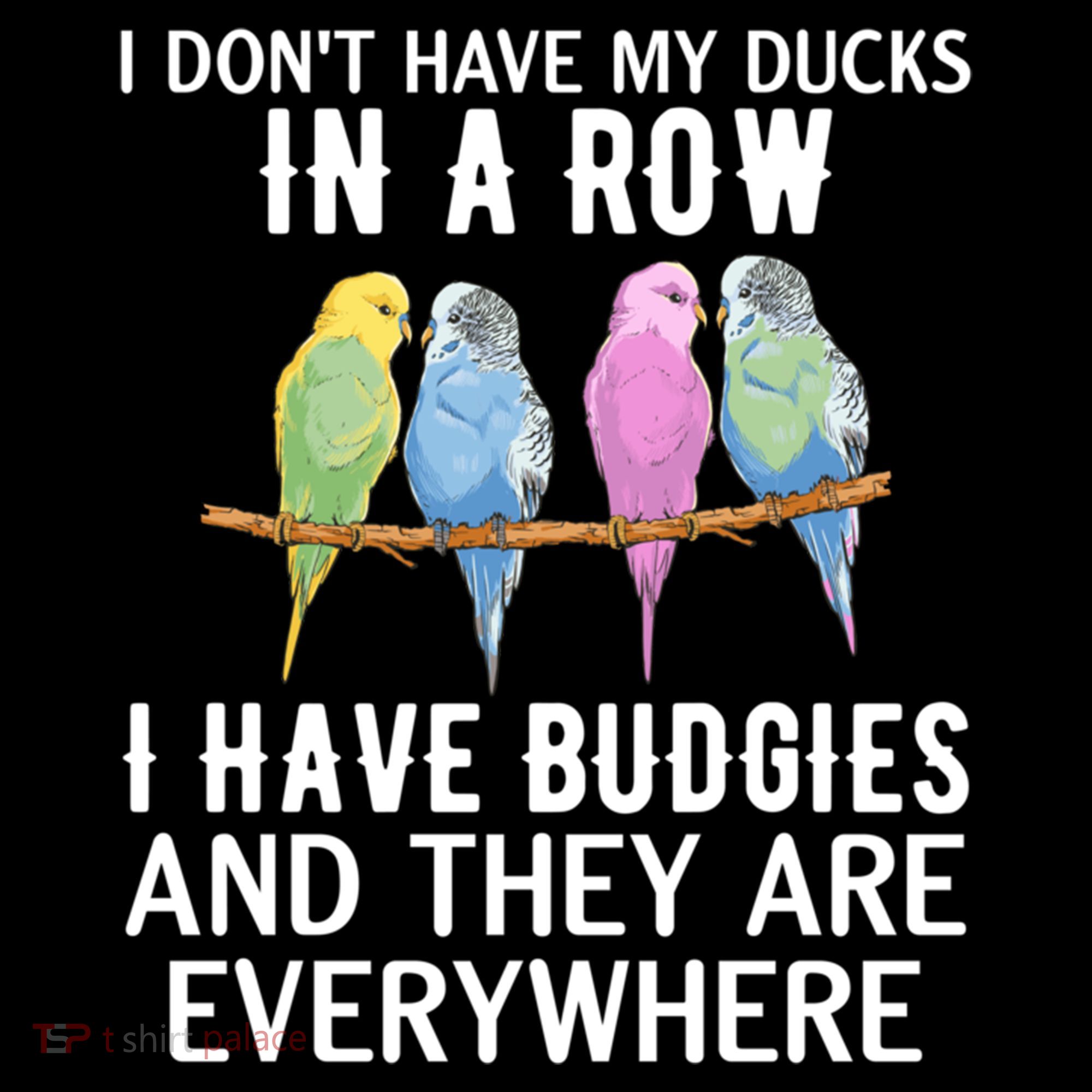 I Dont Have My Ducks In A Row Budgie Lover Parakeet Bird Gift Coffee Mug