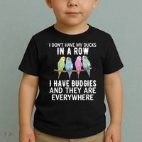 I Dont Have My Ducks In A Row Budgie Lover Parakeet Bird Gift Toddler T-Shirt thumb 2
