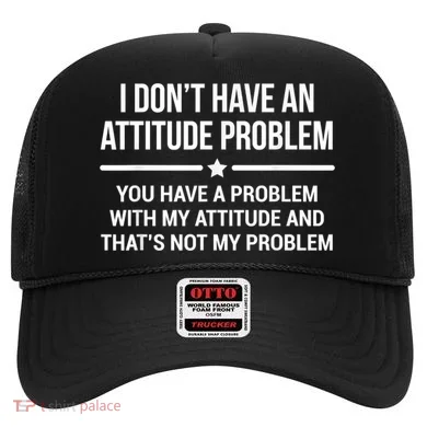 I Don't Have An Attitude Problem Funny Sarcasm Hat
