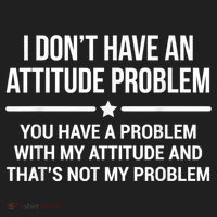 I Don't Have An Attitude Problem Funny Sarcasm Golf Towel thumb 3