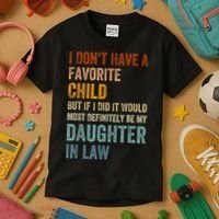 I Don't Have A Favorite Child But If I Did It Would Most Kids T-Shirt thumb 3