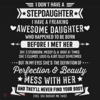 I Don't Have A Stepdaughter Bonus Dad Father's Day Stepdad Tote Bag thumb 4