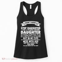 I DONT HAVE A STEPDAUGHTER I HAVE A FREAKING AWESOME DAUGHTER Women's Tank Top thumb 0