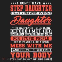 I Don't Have A Stepdaughter Stepfather Step Stepdad Gift Women's Sweatshirt thumb 2