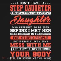 I Don't Have A Stepdaughter Stepfather Step Stepdad Gift Backpack thumb 2