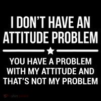I Don't Have An Attitude Problem Funny Sarcasm Tee Backpack thumb 2